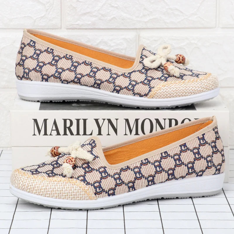 Bowknot Flat Heel Shoes