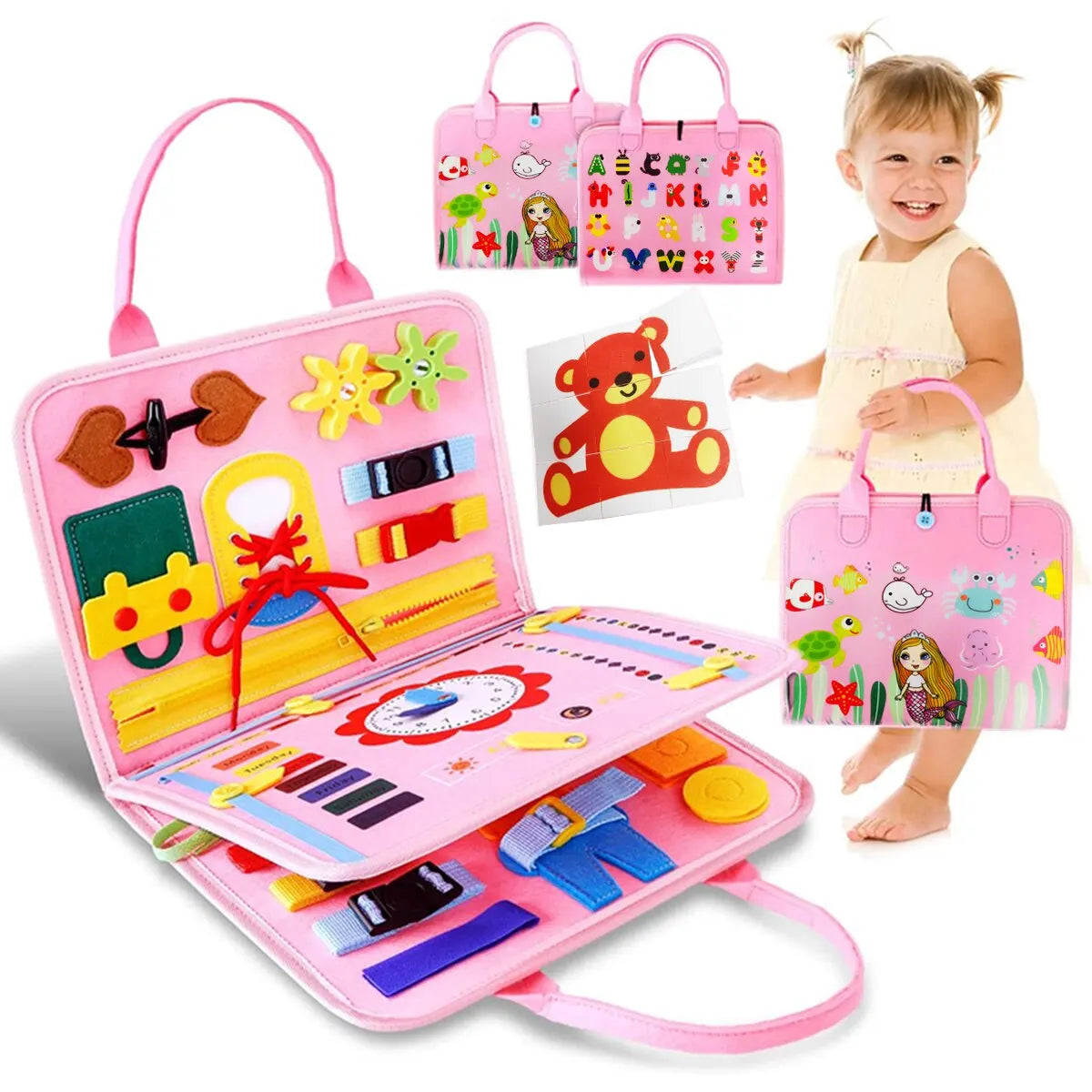 Board Preschool Learning Montessori Toys