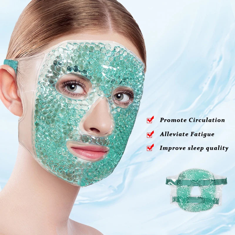 Anti Wrinkle Relieve Fatigue Skin Ice Gel Face Mask