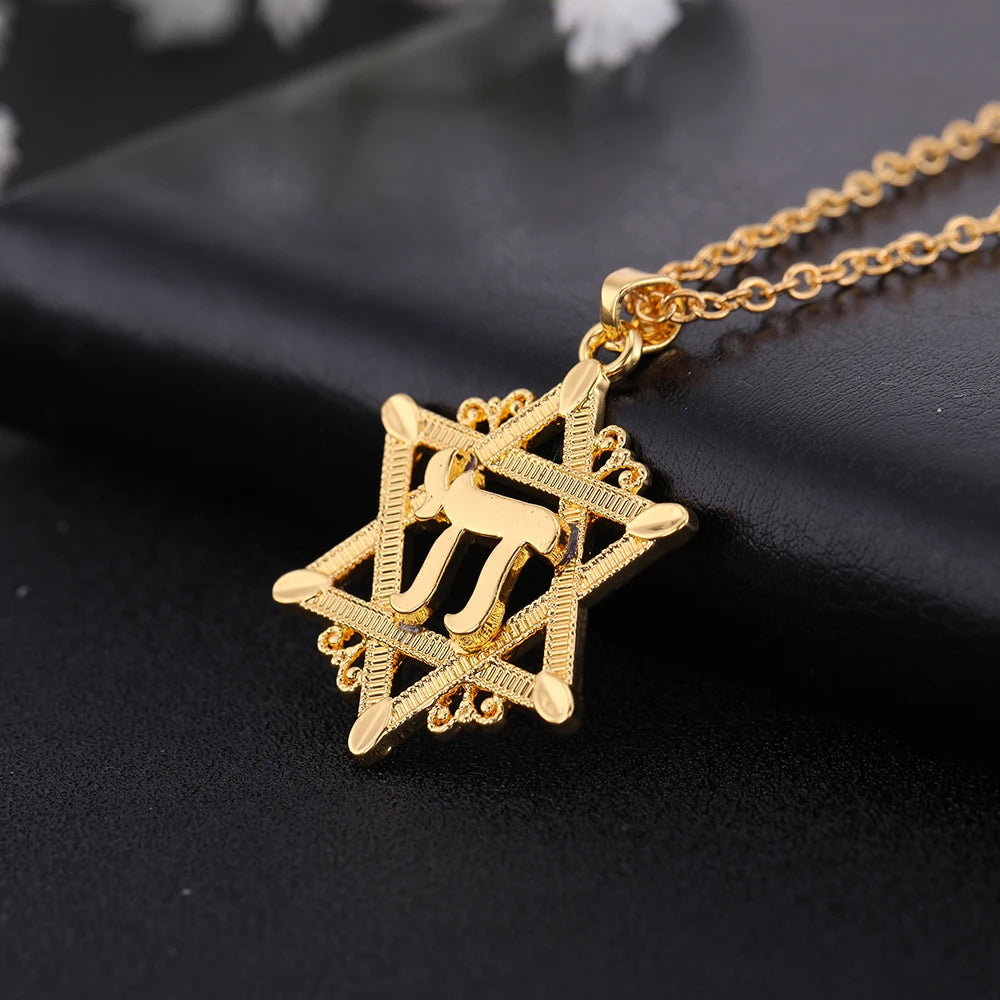 Jewish Chai Pendant Religious Supernatural Necklace