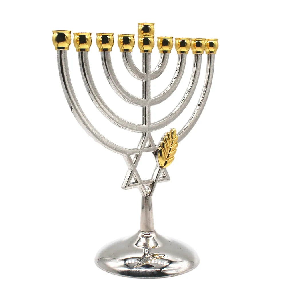 Judaica Alloy Jewish Home Decoration Candlestick