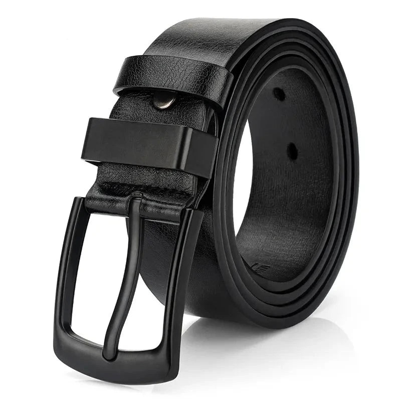 Casual Buckle Student Versatile Leather Wide Belt
