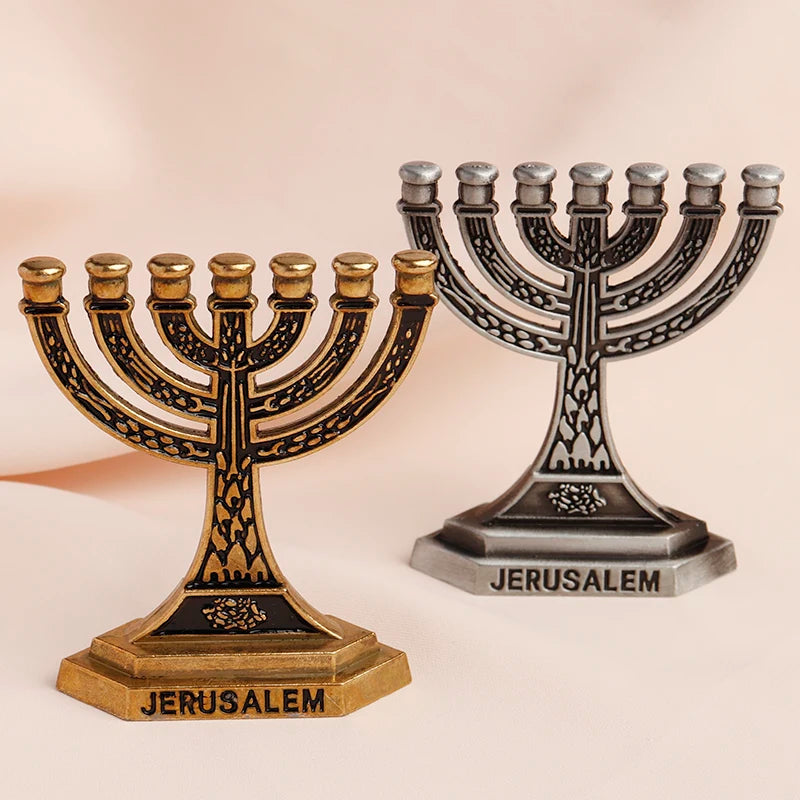 Small Menorah Home Decor Jewish Candle Holder