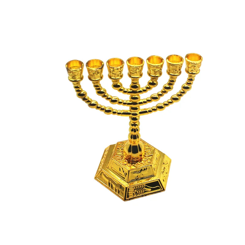 Big Menorah Candlestick Judaica Home Decoration