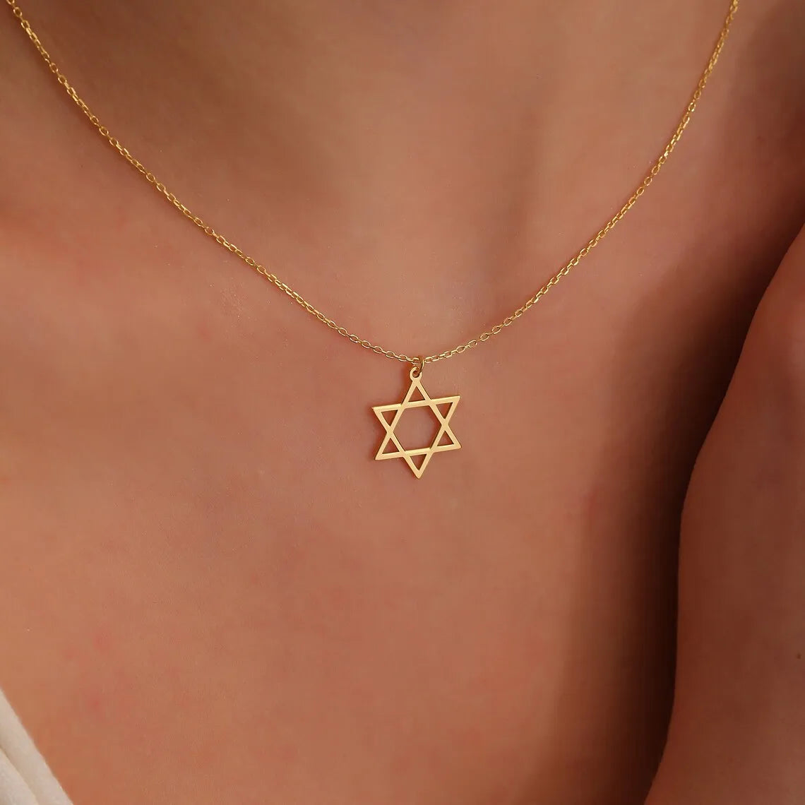 Star Of David Pendant Jewish Symbols Necklace
