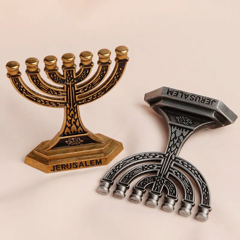 Small Menorah Home Decor Jewish Candle Holder