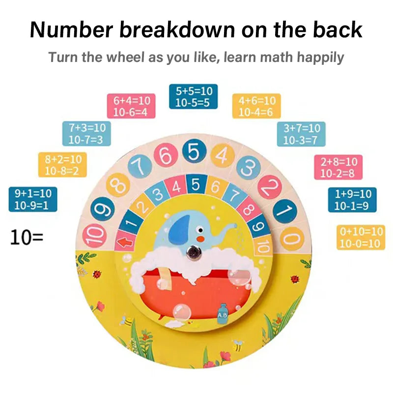 Montessori Children’s Clock Toy