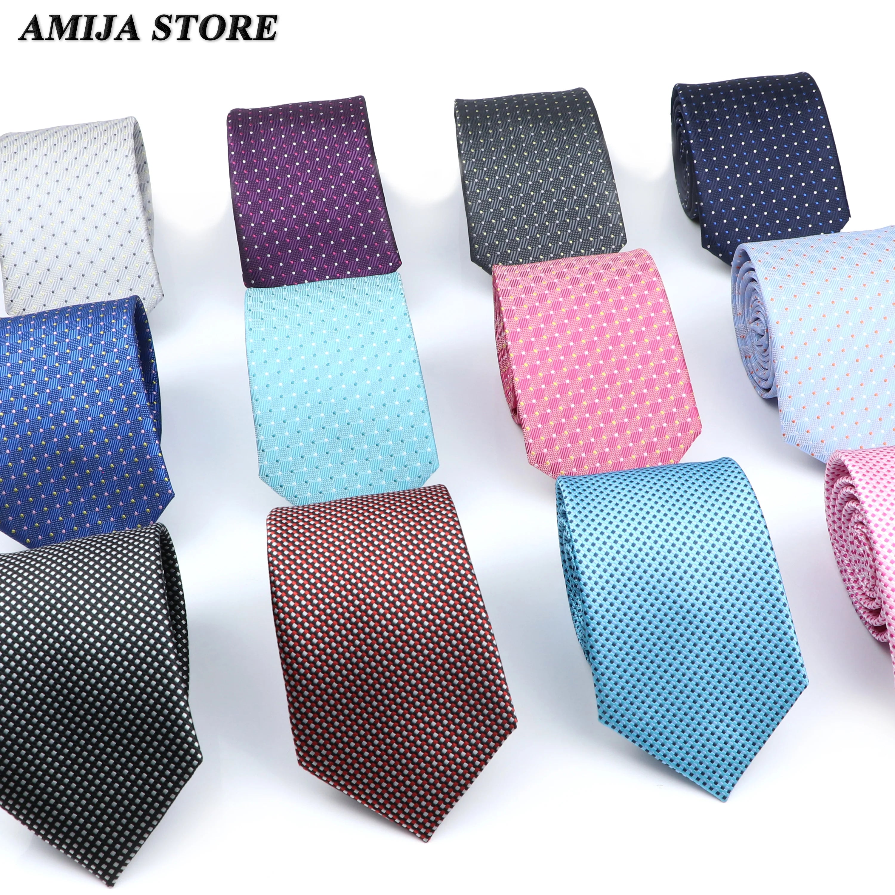 Classic Gravatas Solid Color 7CM Tie