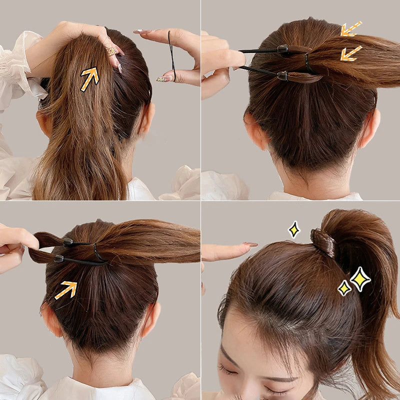 Elegant Hair Strands Elastics Hair Band