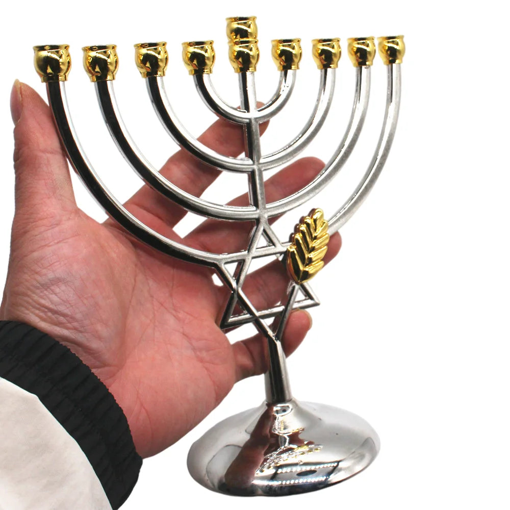Judaica Alloy Jewish Home Decoration Candlestick