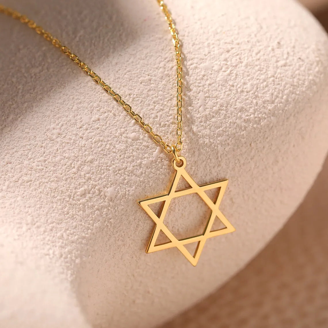 Star Of David Pendant Jewish Symbols Necklace