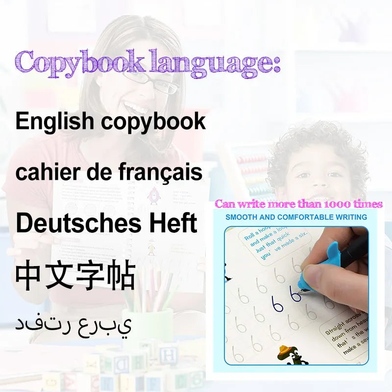 Children's Writing Template Copybook