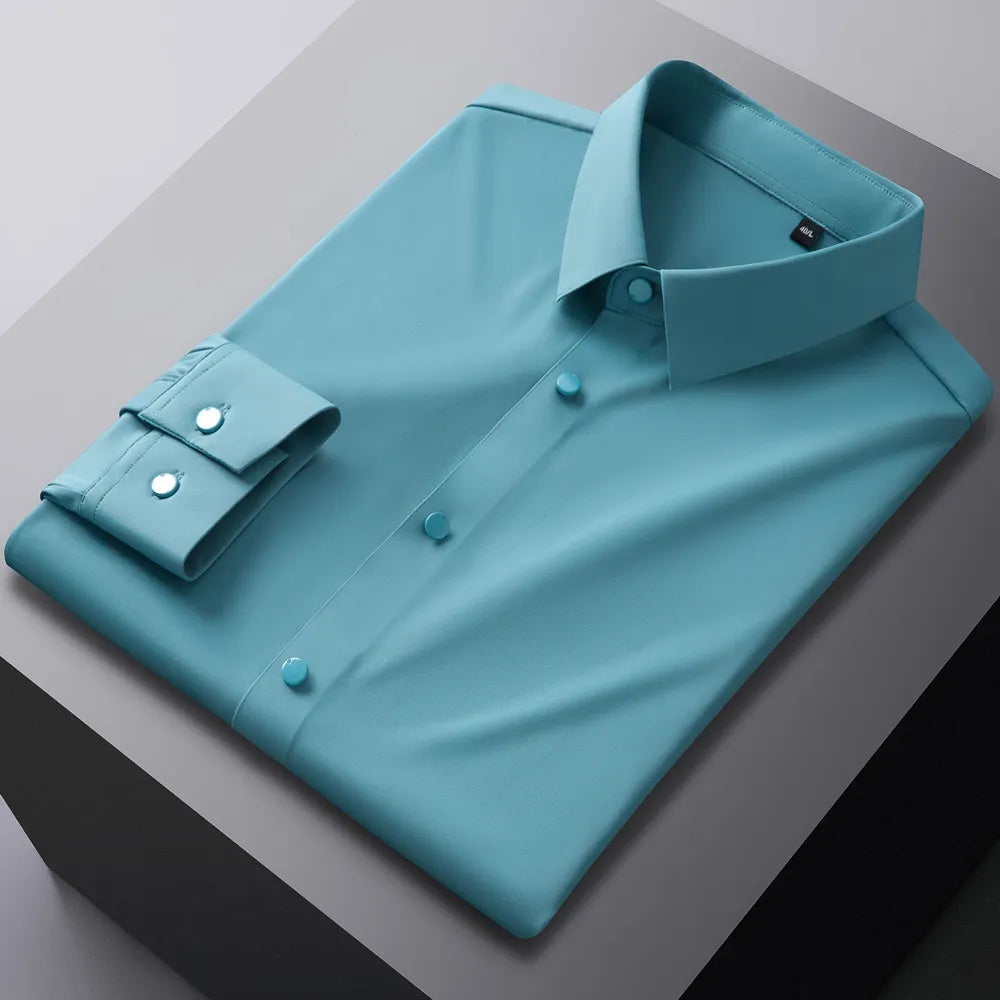 Non Iron Long Sleeve Easy Care Shirt