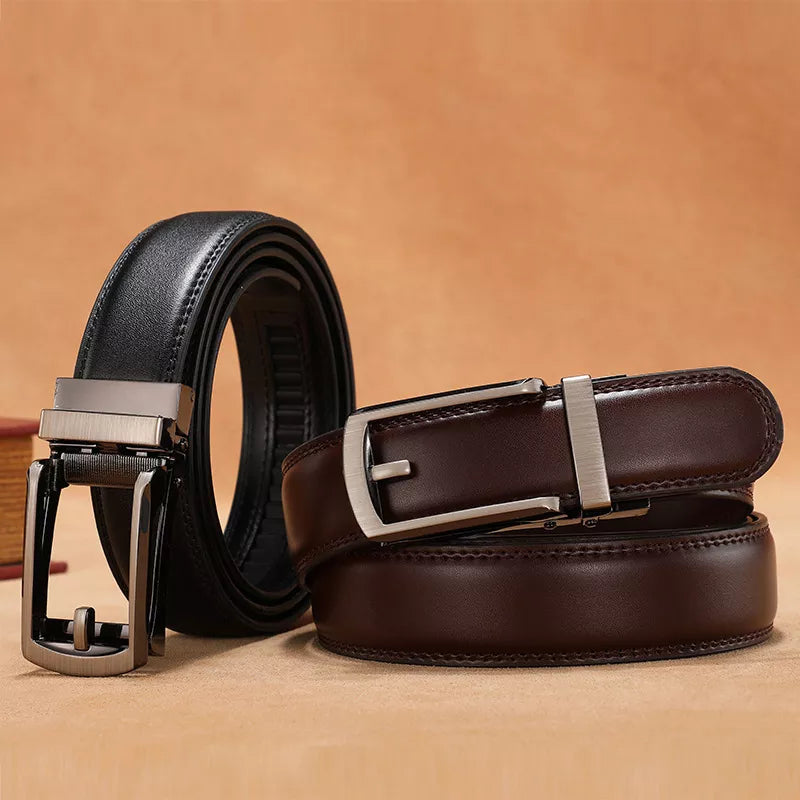 Two-layer Cowhide Business Casual Belt