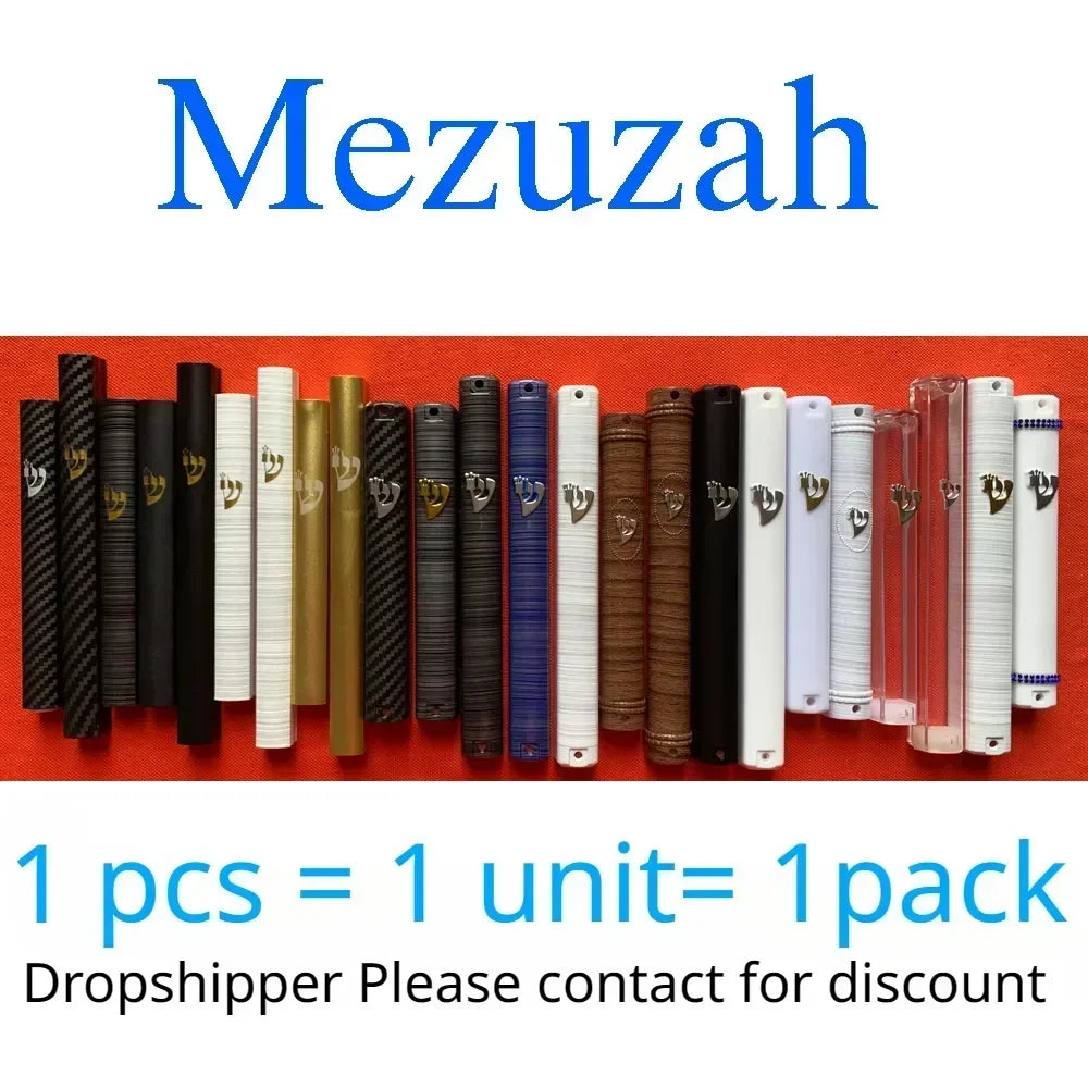 Jewish House Door Decor Plastic Mezuzah