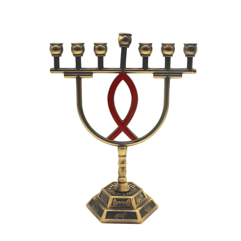 David Star Menorah Home Decoration Judaism Candelabra