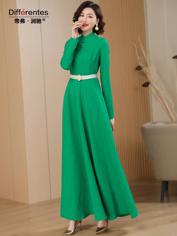 Tassel Long Sleeve Slim Fit Dress