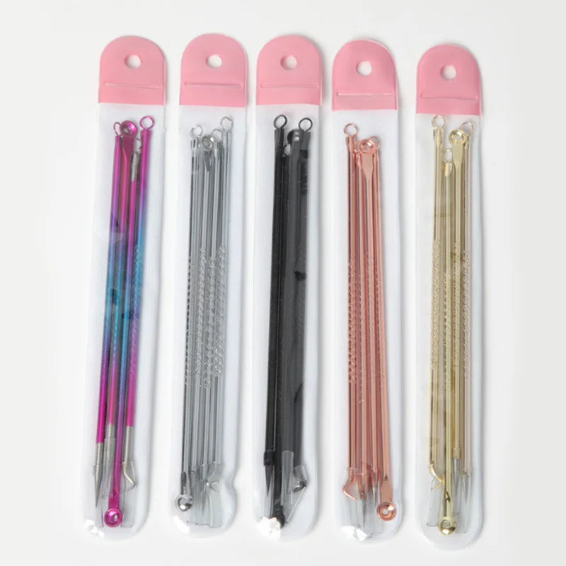 4Pcs Blackhead Remover Extractor Tool