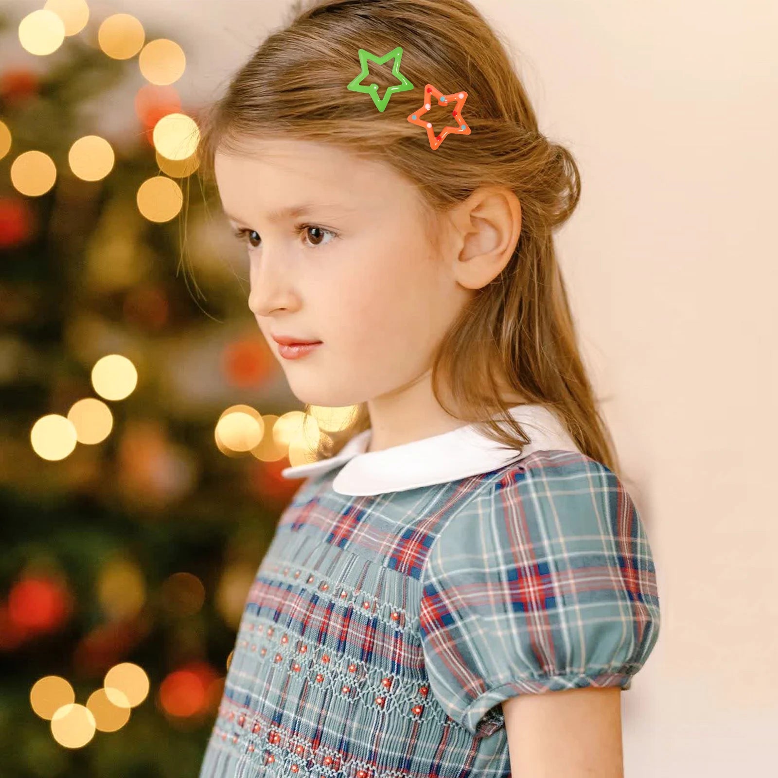 Woman's Cute Metal Star Hair Clips