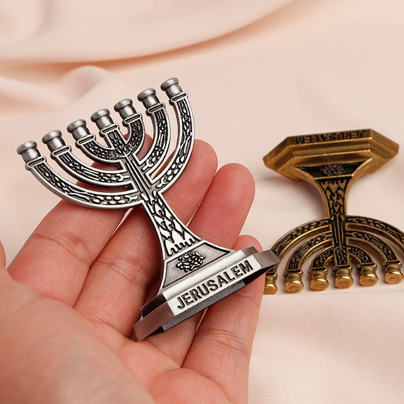 Small Menorah Home Decor Jewish Candle Holder