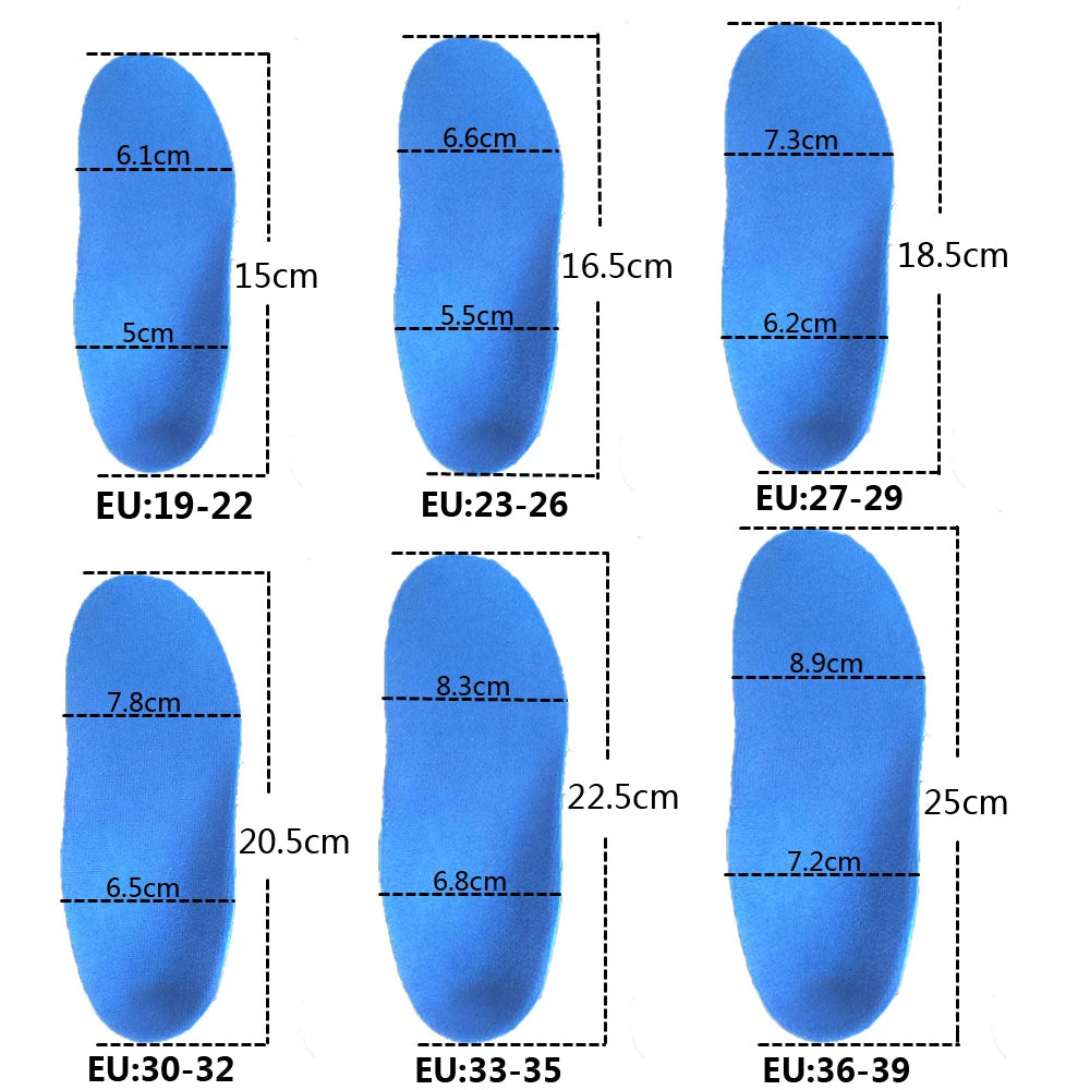 Orthopedic Insoles for Children's Shoes
