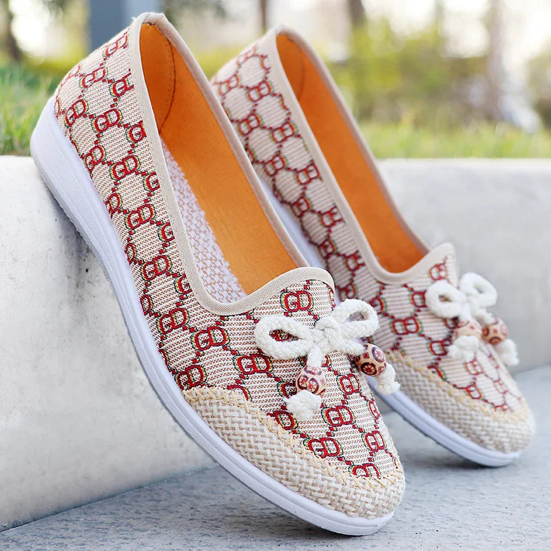 Bowknot Flat Heel Shoes