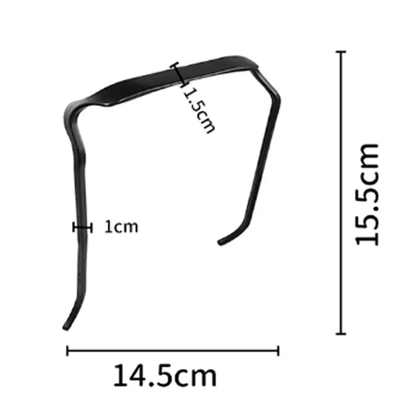 1pcs Sunglass Shape Curly Thick Hair Head Hoops