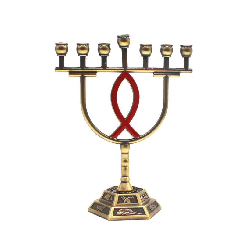David Star Menorah Home Decoration Judaism Candelabra