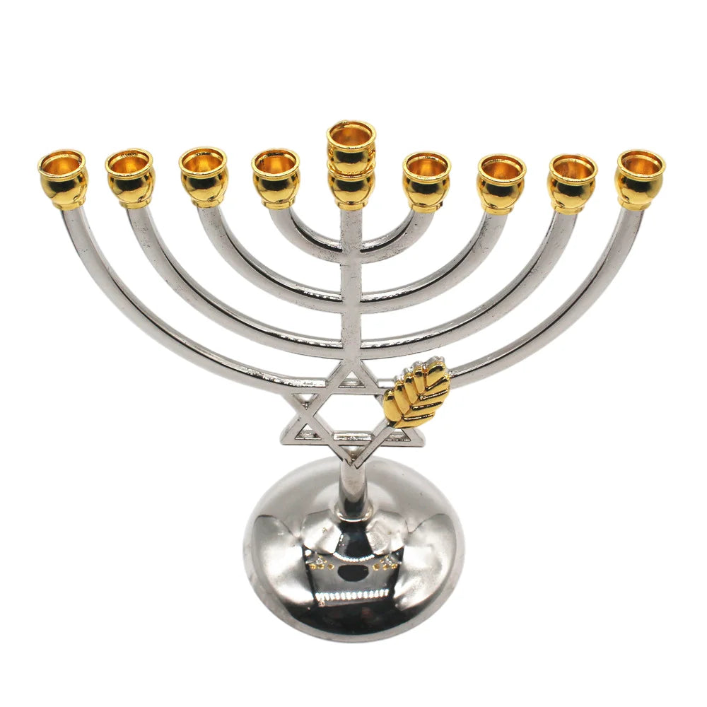 Judaica Alloy Jewish Home Decoration Candlestick