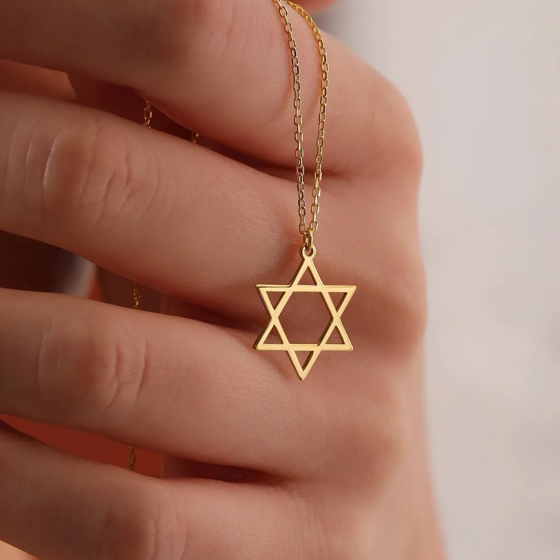 Star Of David Pendant Jewish Symbols Necklace