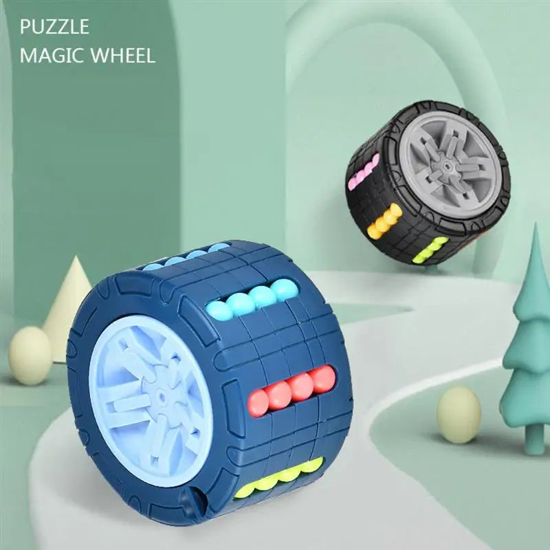 3D Gyro Rotate Spinning Puzzle Wheel
