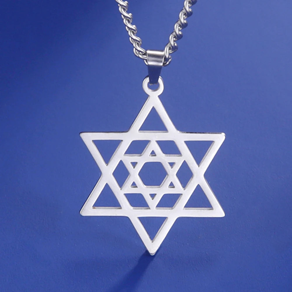 Religious Jewish Jewelry Star Of David Necklace