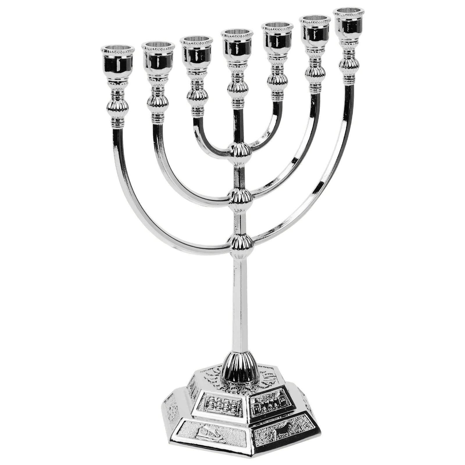 Religious Decorations Desktop Menorah Candlesticks