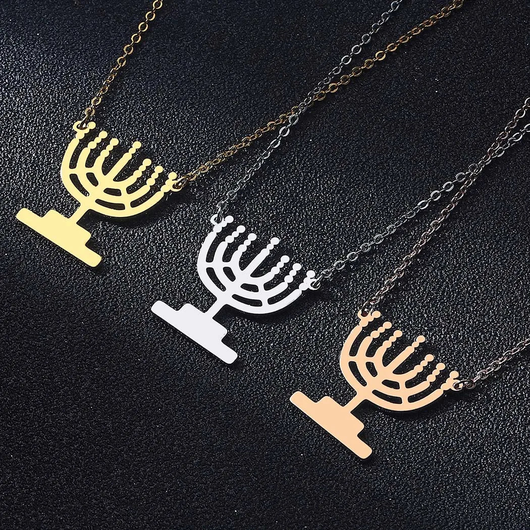 David Star Jewish Stainless Steel Necklace