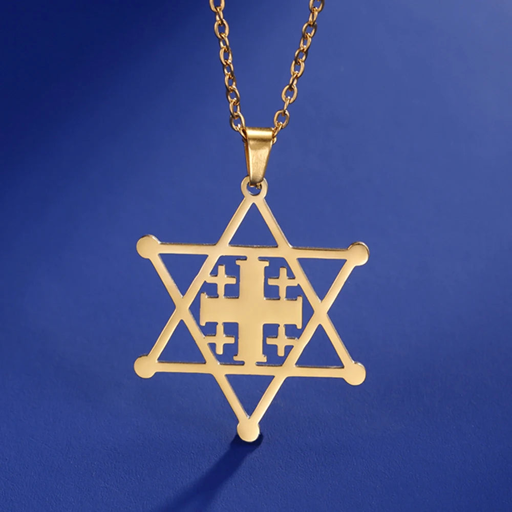 Religious Jewish Jewelry Star Of David Necklace