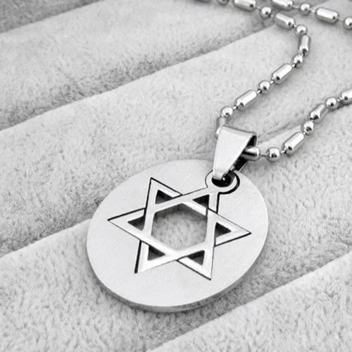 Style Star Of David - Jewish Rock Hexagram Pendant Necklaces