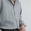 Loose Solid Color Long Sleeve Shirt For Men