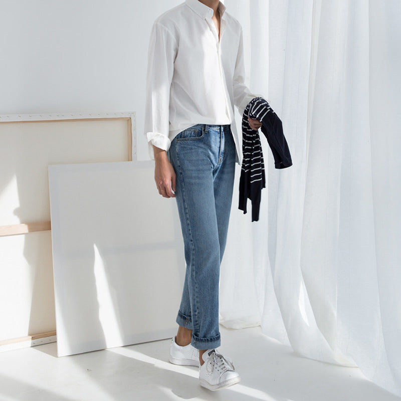 Men's Autumn Casual Long-sleeved Shirt Jacket