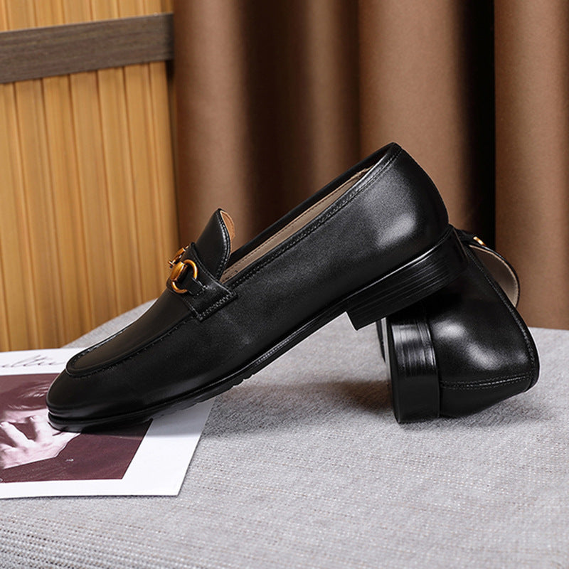 Men's Fashion British Vintage Horsebit Loafers